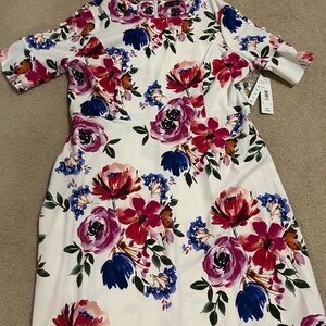 Vibrant Floral Midi Dress
